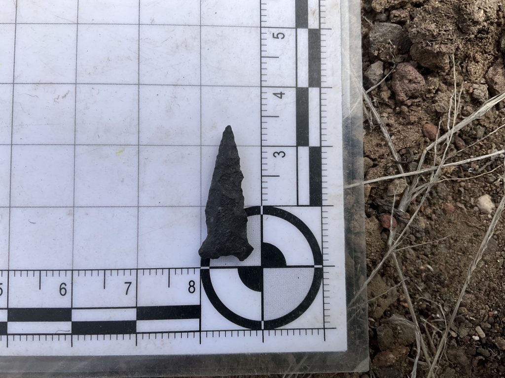 Basalt flaked stone