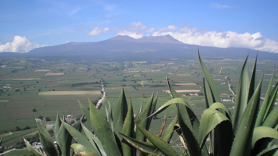 The Nevado de Toluca volcano