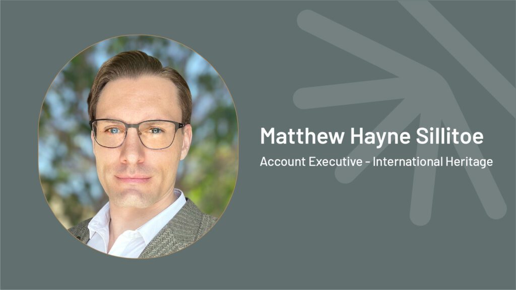 Matthew Sillitoe - Account Executive, International Heritage