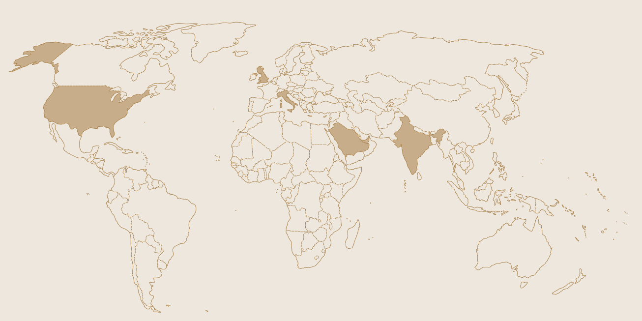 Chronicle Heritage global locations map