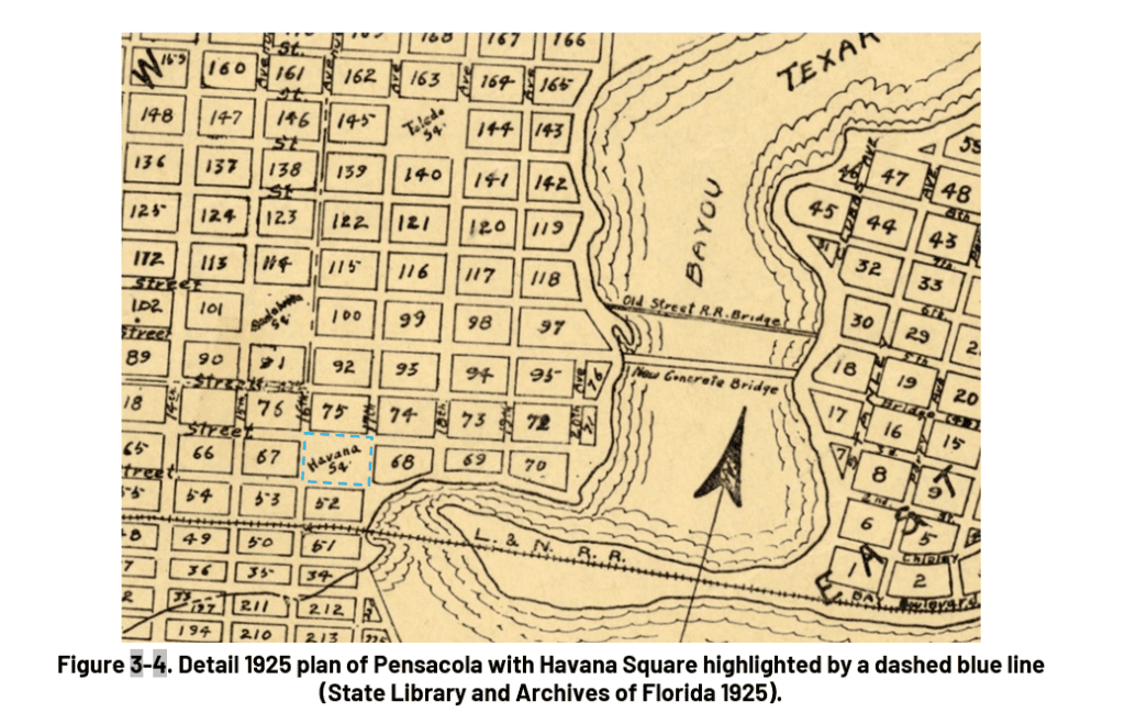 Map courtesy of Jennifer Melcher, Faculty Research Associate, Archaeology Institute, University of West Florida